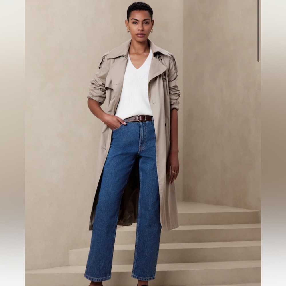 Banana Republic High Rise Straight 27